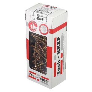 Саморез универсальный 40х4.0мм желт. (уп.200шт) Tech-Krep/Zitar 102245