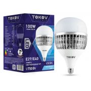 Лампа светодиодная 100Вт HP 6500К E40/E27 176-264В TOKOV ELECTRIC TKE-HP-E40/E27-100-6.5K