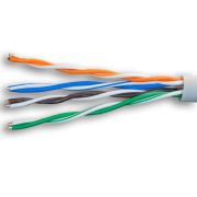 Кабель витая пара U/UTP кат.5E 4х2х24AWG solid Cu PVC In. Median (м) SUPRLAN 01-0334-9