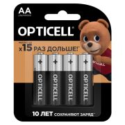 Элемент питания алкалиновый AA/LR6 (блист. 4шт) Basic Opticell 5051001