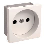 Розетка 1-м 2мод. РКС-20-20-П-К 10А IP20 45х45 без заземл. бел. PRIMER IEK CKK-40D-RSB2-K01-K