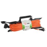 Удлинитель-шнур на рамке 1х30м без заземл. 10А IP20 UFx-1-2х1.0-30m ПВС 2х1 Эра Б0043041